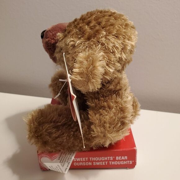 🌺 3/$25  Sweet Thoughts Bear, 6" plush - Picture 4 of 7